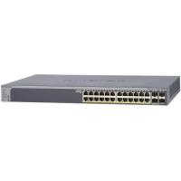 Netgear 24 Port Gigabit PoE+ Ethernet Smart Switch with 4 SFP Ports (GS728TPP-200AJS)