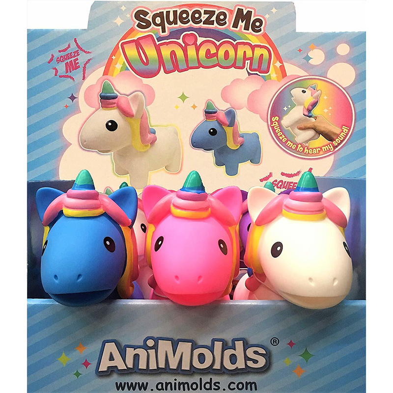 Animolds Squeeze Me Unicorn Assorted