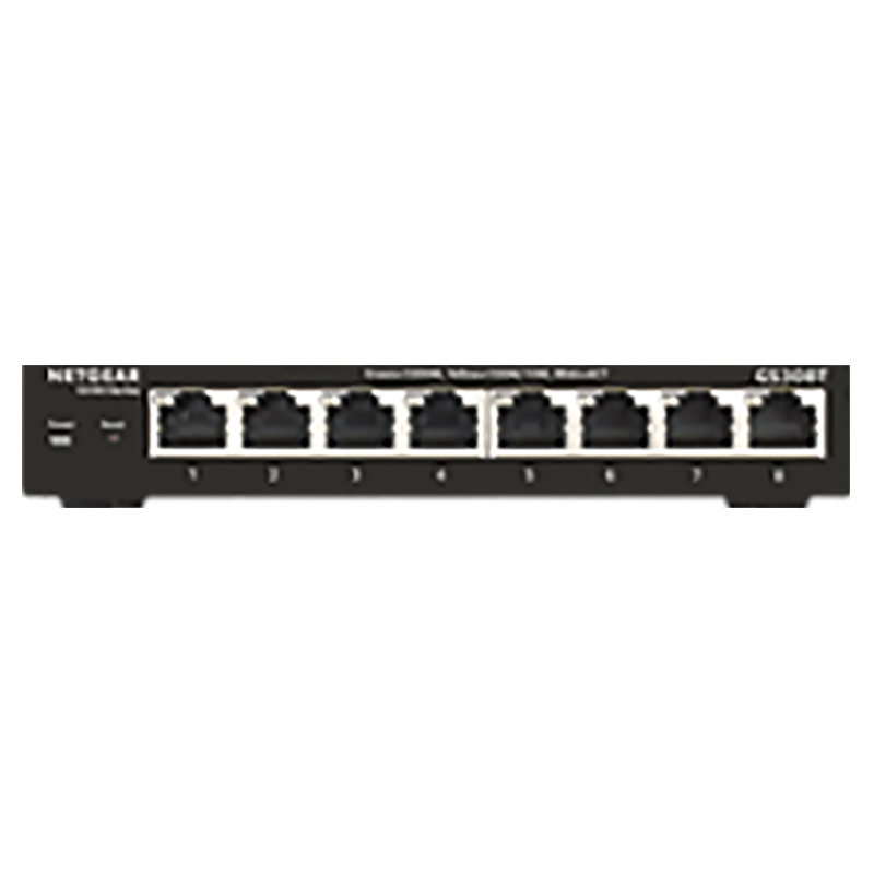 Netgear S350 Series 8-port Gigabit Ethernet Smart Managed Pro Switch (GS308T-100AUS)