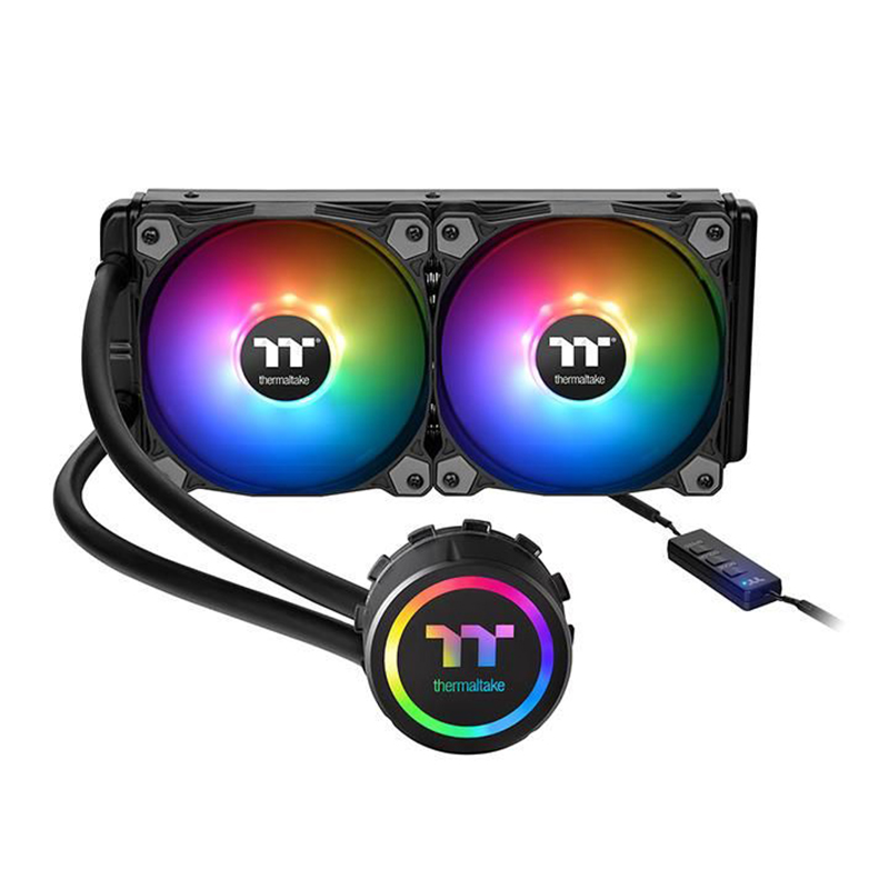 Thermaltake Water 3.0 240 ARGB Sync AIO Liquid CPU Cooler (CL-W233-PL12SW-A)