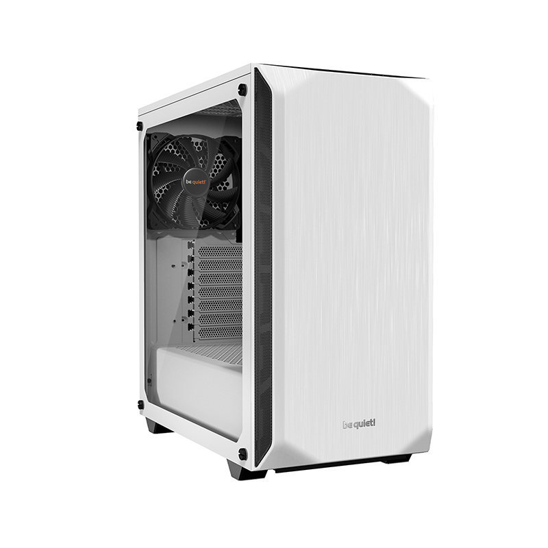 be quiet! Pure Base 500 Tempered Glass ATX Case - White