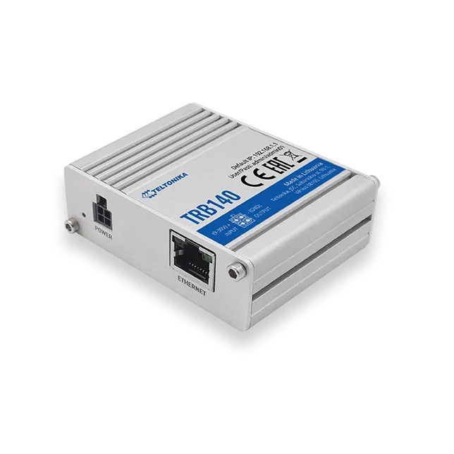 Teltonika TRB140 Industrial Ethernet to 4G LTE IoT Gateway