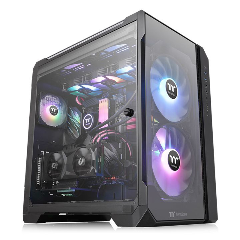 Thermaltake View 51 TG ARGB Full Tower E-ATX Case - Black (CA-1Q6-00M1WN-00)