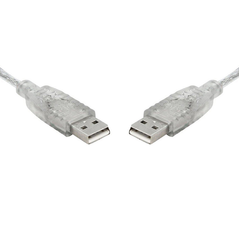 USB Cable 1M Type A to A M/M Transparent (UC-2001AA)