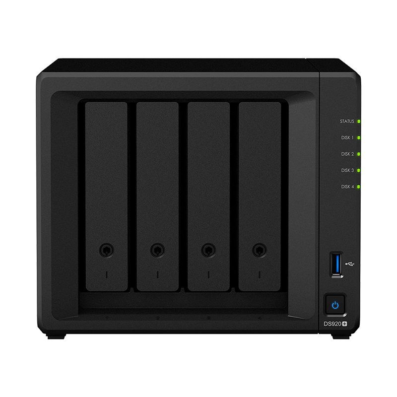 Synology DiskStation 4 Bay Celeron Quad Core 4GB NAS (DS920+)