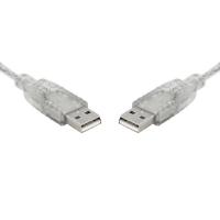 USB Cable 1M Type A to A M/M Transparent (UC-2001AA)