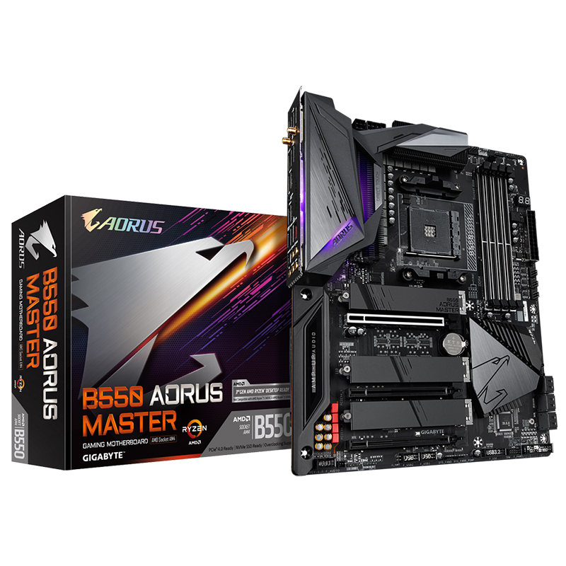 Gigabyte B550 Aorus Master AM4 ATX Motherboard (B550 AORUS MASTER)