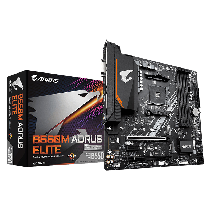 Gigabyte B550M Aorus Elite AM4 mATX Motherboard (B550M AORUS ELITE)