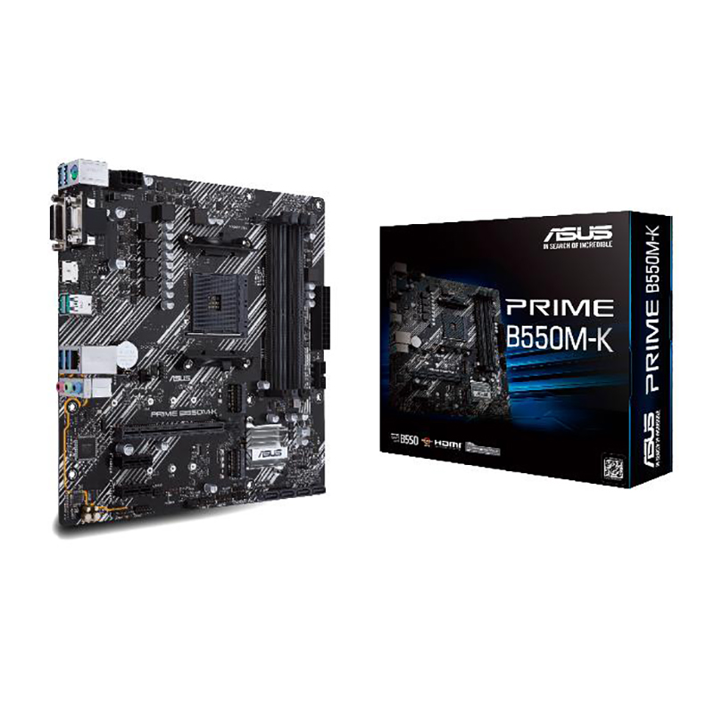 Asus Prime B550M K AM4 mATX Motherboard (PRIME B550M-K)