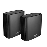 Asus ZenWiFi XT8 AX6600 WiFi 6 Tri Band Router Black - 2 Pack (ZENWIFI XT8 BK)