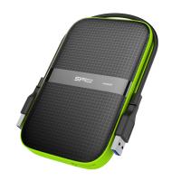 Silicon Power 2TB Armor A60 Rugged Shockproof & Water resistant Portable External Hard Drive USB 3.0 For PC,MAC,XBOX,PS4,PS5 - Green