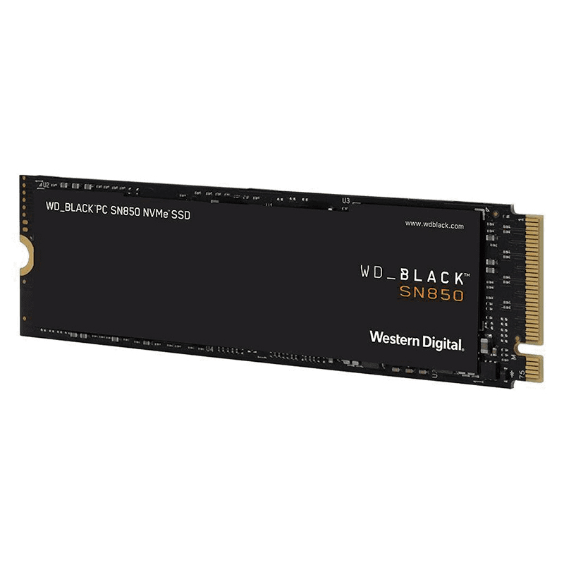 Western Digital 1TB Black SN850 PCIe Gen4 M.2 NVMe SSD (WDS100T1X0E)