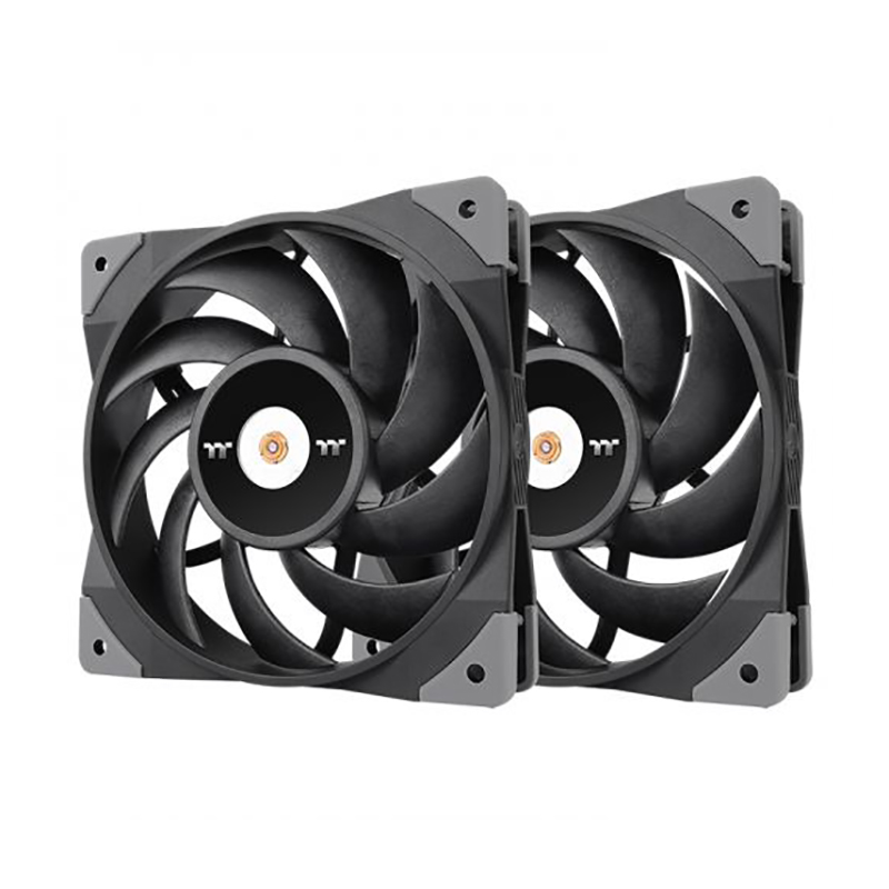 Thermaltake TOUGHFAN 120mm Radiator Fan - 2 Pack (CL-F082-PL12BL-A)