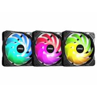 MSI MAG MAX F12A 120mm ARGB Fan - 3 Pack (F12A-3)