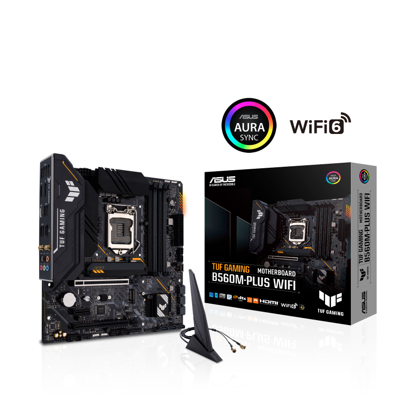 ASUS TUF Gaming B560M Plus WiFi LGA 1200 mATX Motherboard (TUF GAMING B560M-PLUS WIFI)