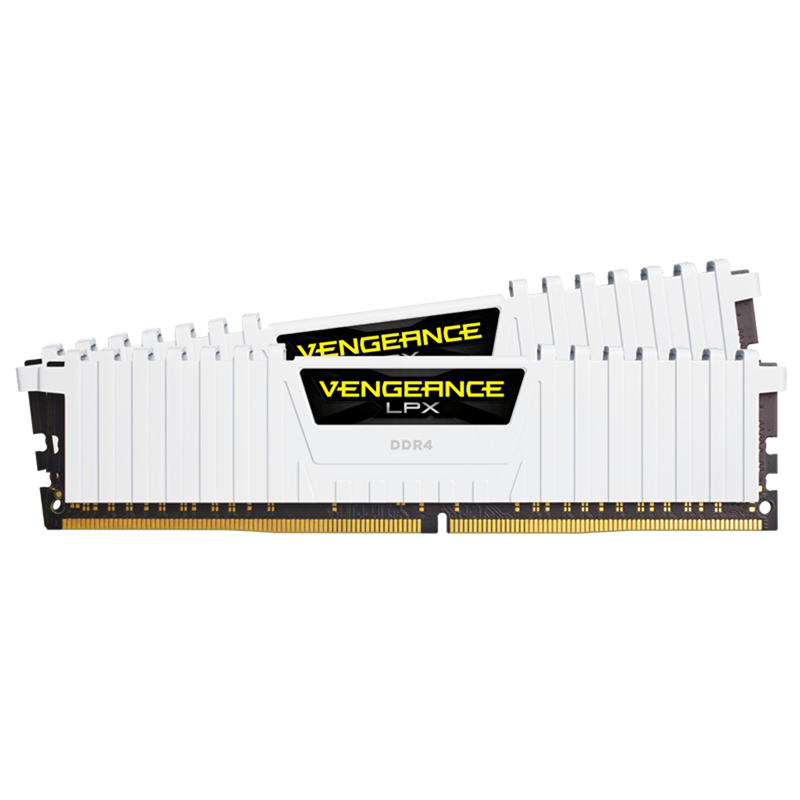 Corsair Vengence LPX 32GB (2x16GB) 3200MHz DDR4 RAM - White (CMK32GX4M2E3200C16W)