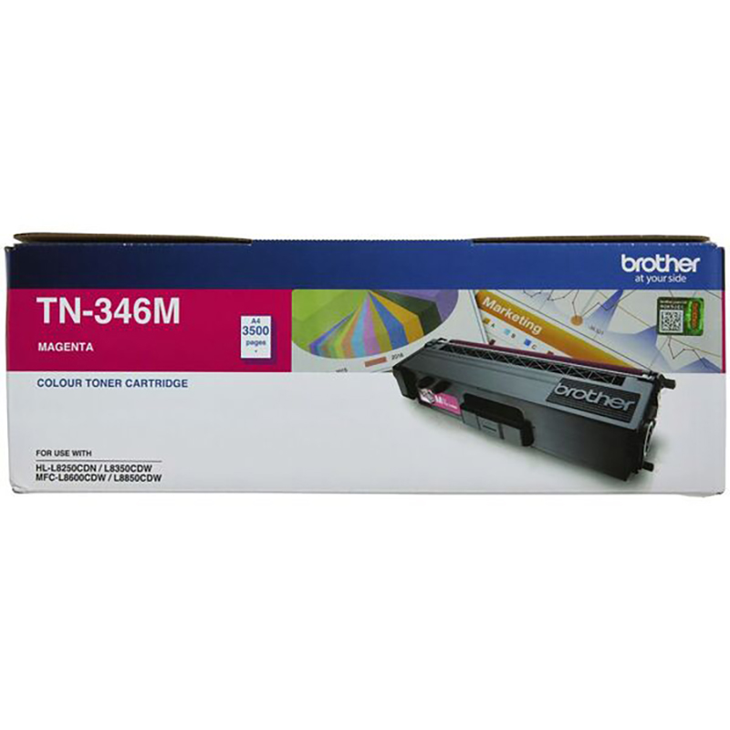 Brother Magenta High Yield Toner Cartridge (TN-346M)