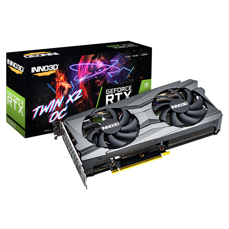 Inno3D GeForce RTX 3060 Twin X2 OC 12G LHR Graphics Card
