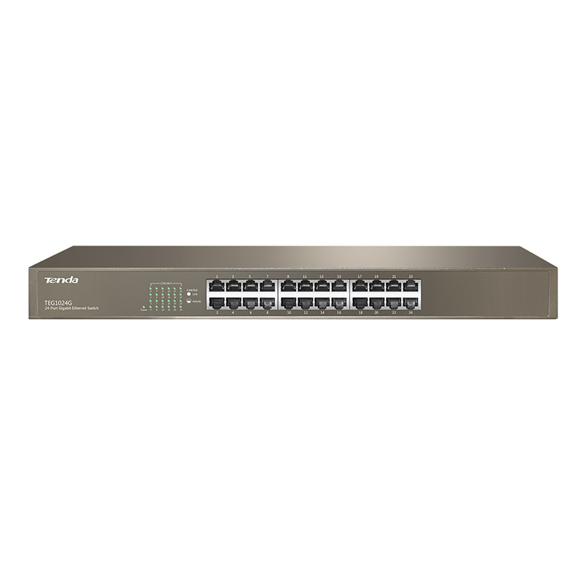 Tenda 24-port Gigabit Rachmount Switch (TEG1024G)