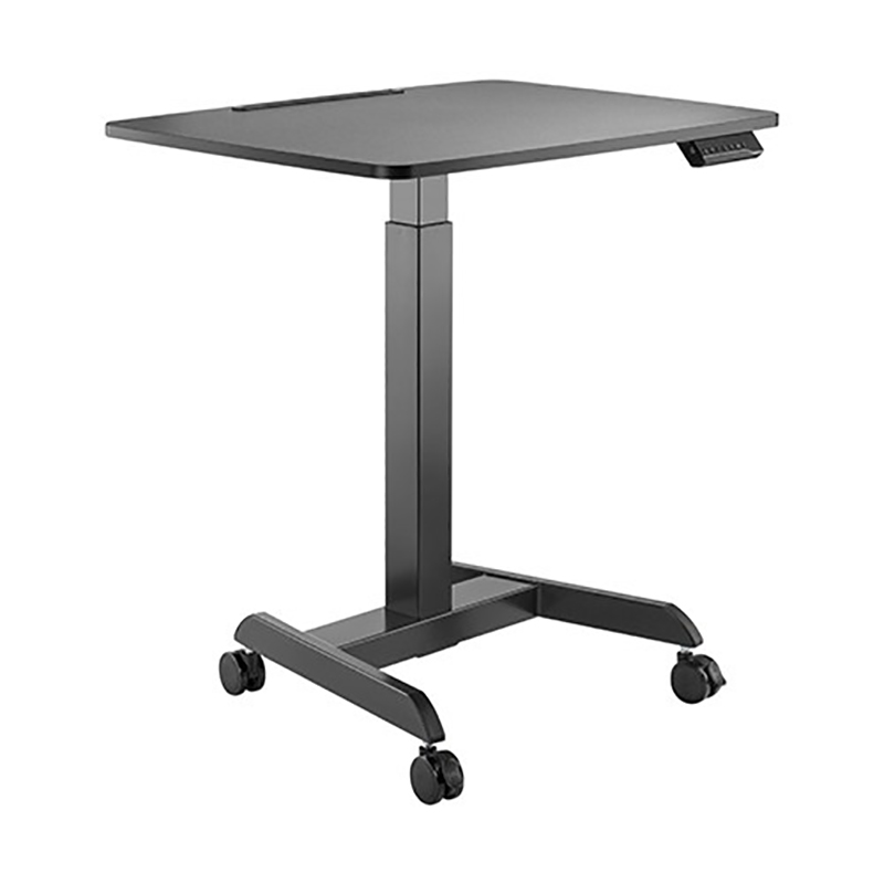 Brateck Electric Height Adjustable Workstation with casters - Black (FWS08-3-B)