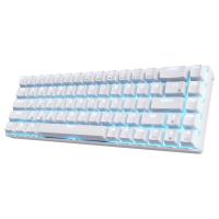 RK ROYAL KLUDGE RK68 65% Hot-Swappable Wireless Mechanical Keyboard, Clicky Blue Switch