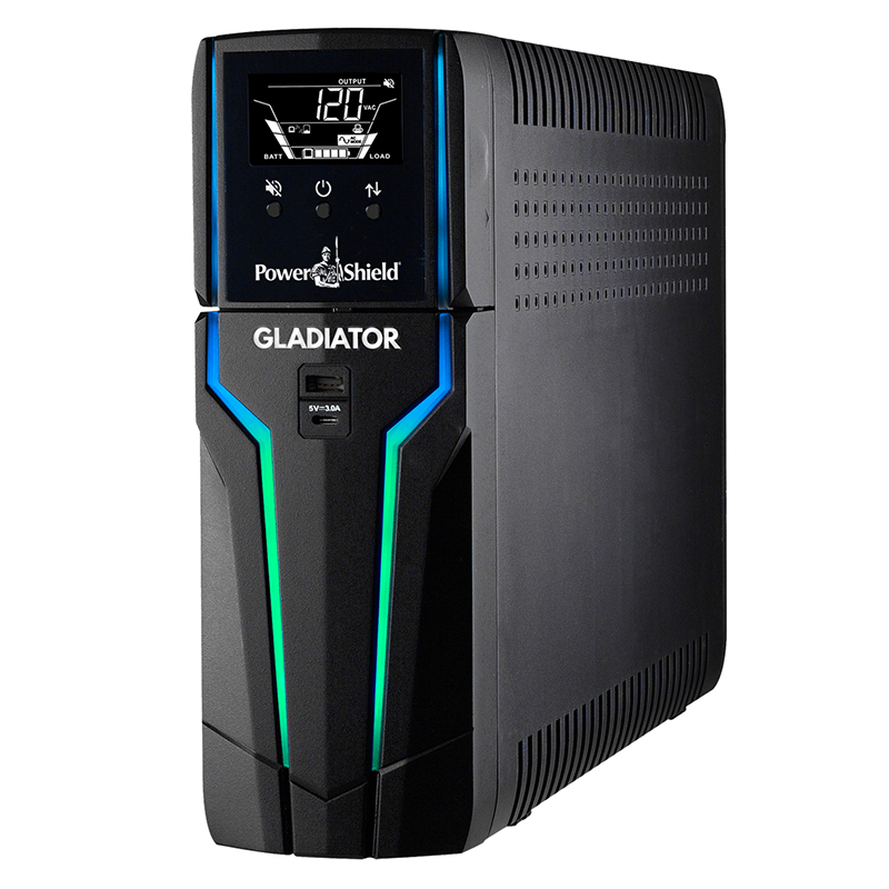 PowerShield PSGL1500 Gladiator 1500VA/900W Line Interactive Gaming UPS