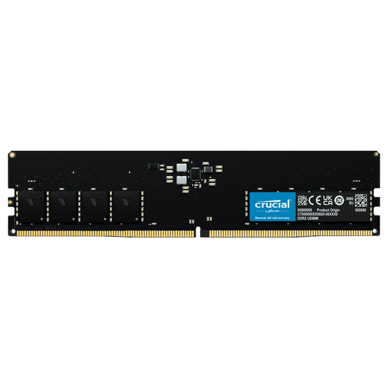 Crucial 16GB (1x16GB) CT16G48C40U5 4800MHz CL40 UDIMM DDR5 RAM