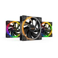 be quiet! Light Wings 120mm ARGB PWM Fan 3 Pack - Black (BL076)