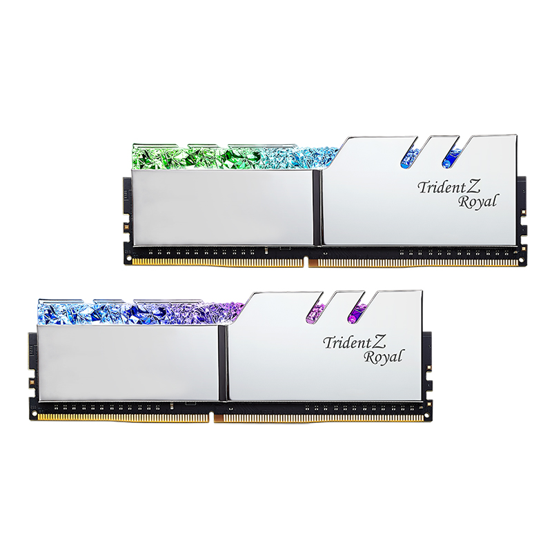 G.Skill 16GB (2x8GB) F4-3600C18D-16GTRS Trident Z Royal RGB 3600MHz CL18 DDR4 RAM