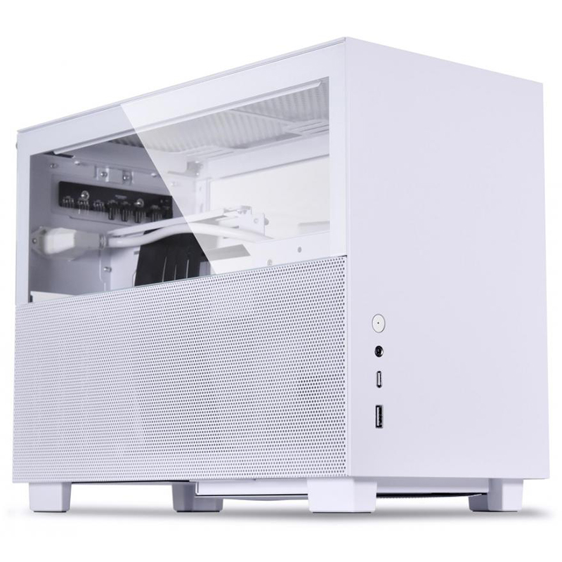 Lian Li Q58 with PCIe 3.0 Riser Cable Mini ITX Case White