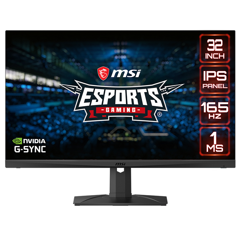 MSI 32in WQHD IPS 165Hz Frameless Flat Screen Gaming Monitor (OPTIX MAG321QR)