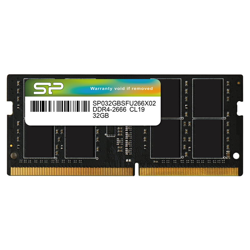 Silicon Power 32GB (1x32GB) SP032GBSFU266X02 2666MHz CL22 DDR4 SODIMM Laptop RAM