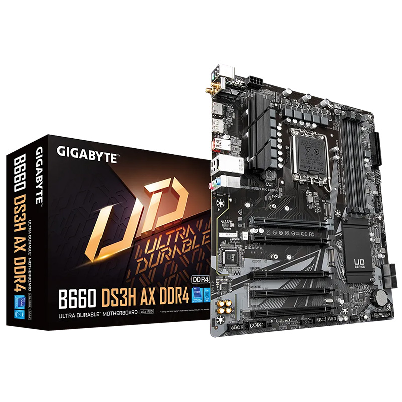 Gigabyte B660 DS3H AX DDR4 LGA 1700 ATX Motherboard - OPENED BOX 75467 (B660 DS3H AX DDR4-75467)