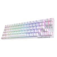 LTC NB681 Nimbleback Wired 65% Mechanical Keyboard, RGB Backlit 68 Keys Gaming Keyboard with Hot-Swappable Red Switch and Stand-Alone Arrow