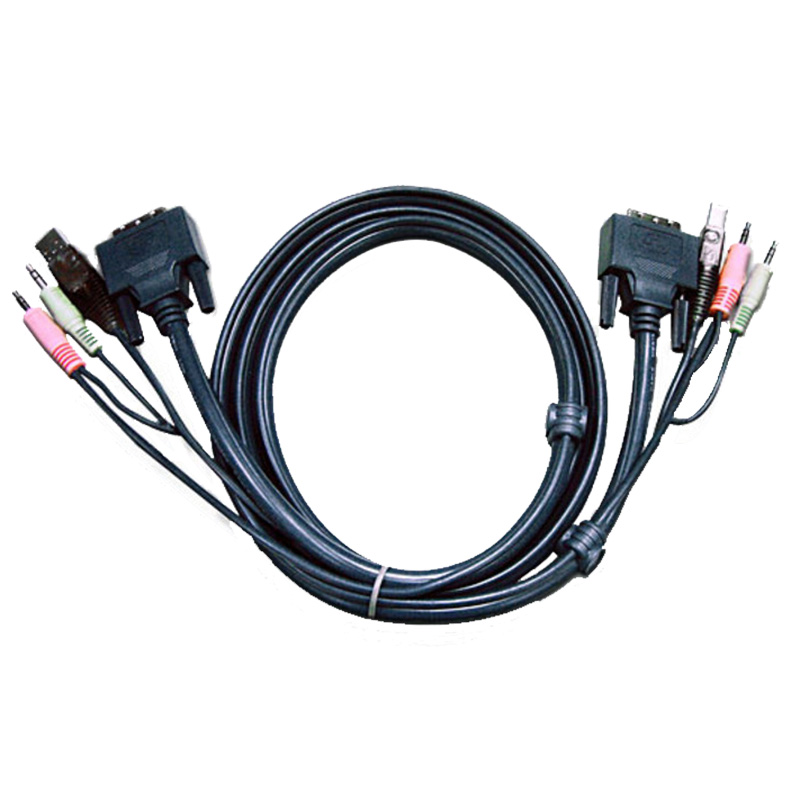 Aten DVI-D Dual Link USB KVM Cable with Audio 5M