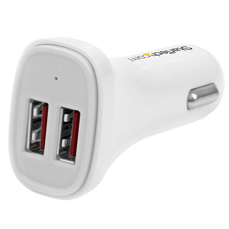 StarTech Dual Port USB Car Charger 24W 4.8A