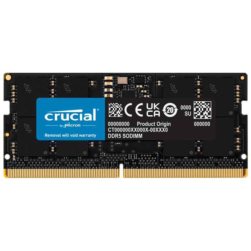 Crucial 16GB (1x16GB) CT16G48C40S5 4800Mhz SODIMM DDR5 RAM