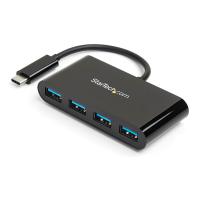 Startech 4-Port USB-C to 4 x USB-A USB 3.0 Hub (HB30C4AB)