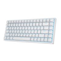 RK ROYAL KLUDGE RK84 Blue Backlit 75% Triple Mode BT5.0/2.4G/USB-C Hot Swappable Mechanical Keyboard - Red Switch
