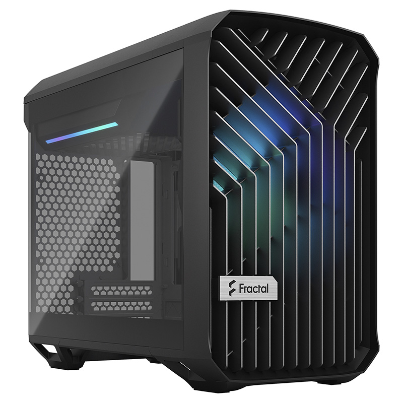 Fractal Design Torrent Nano RGB Light Tempered Glass Micro ITX Case Black (FD-C-TOR1N-02)