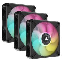 Corsair 120mm iCUE ML120 RGB ELITE Premium PWM Fan 3 Pack Black (CO-9050113-WW)