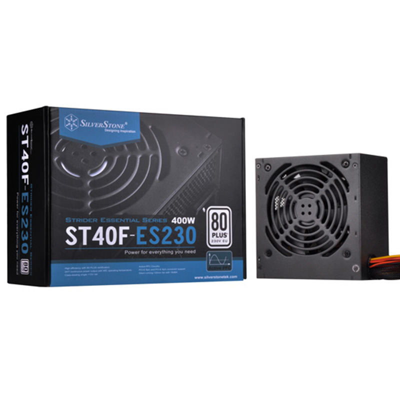 SilverStone 400W Strider Essential 80+ Power Supply (SST-ST40F-ES230)