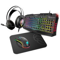 KROM Kritic NXKROMKRITICUS RGB Gaming Keyboard, Mouse and Headset Bundle Kit