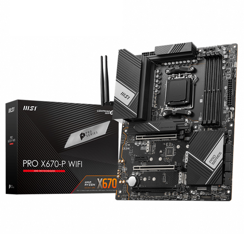 MSI X670-P Pro Wifi AM5 ATX Motherboard (PRO X670-P WIFI)