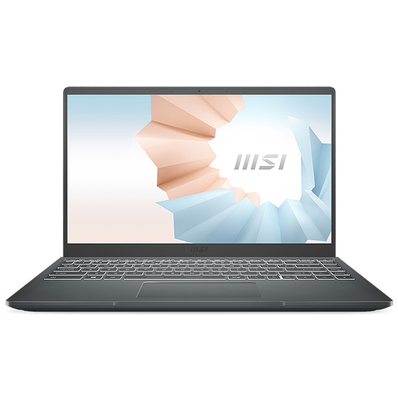 MSI Modern 14 B5M 14in FHD Ryzen 5 5500U AMD Radeon 512GB SSD 8GB RAM W11H Laptop - Carbon Grey (MODERN 14 B5M-241AU)