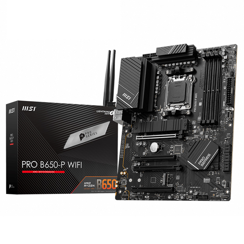 MSI Pro B650-P WIFI AM5 ATX Motherboard - REFURBISHED 73901