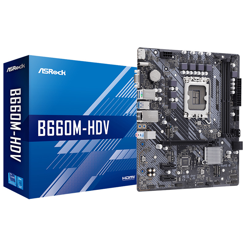 Asrock B660M HDV LGA1700 mATX Motherboard