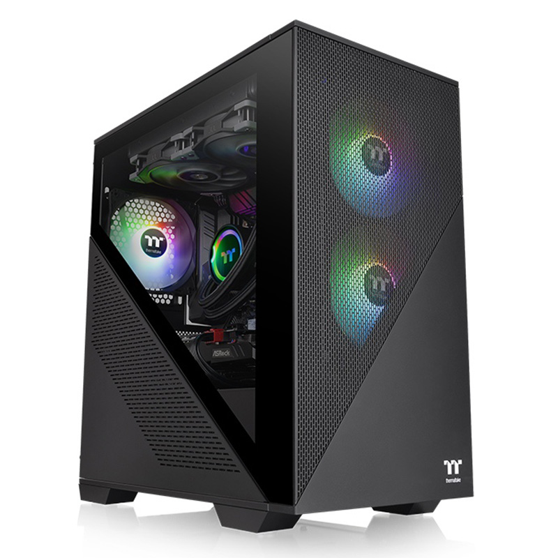 Thermaltake Divider 170 TG ARGB Micro Tower mATX Case - Black (CA-1S4-00S1WN-00)