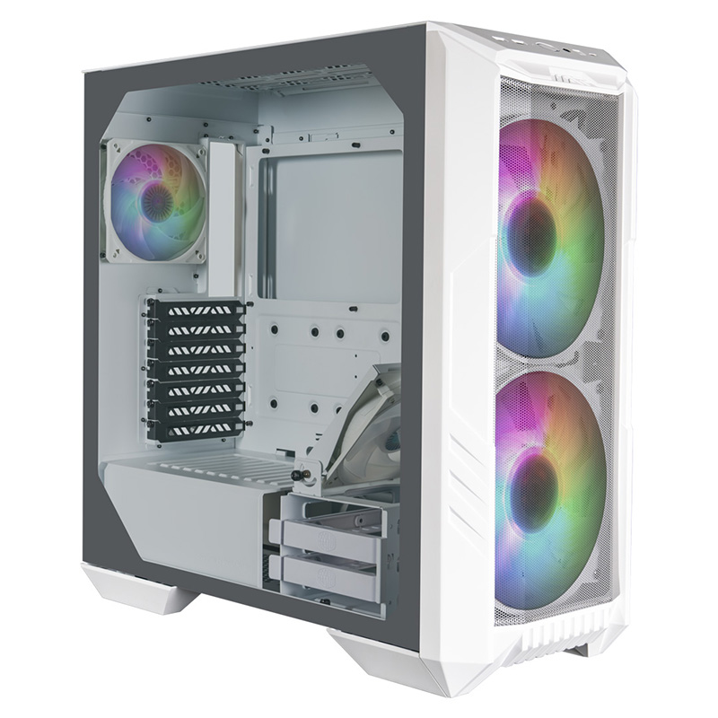 Cooler Master HAF 500 ARGB Mid Tower EATX Case White (H500-WGNN-S00)