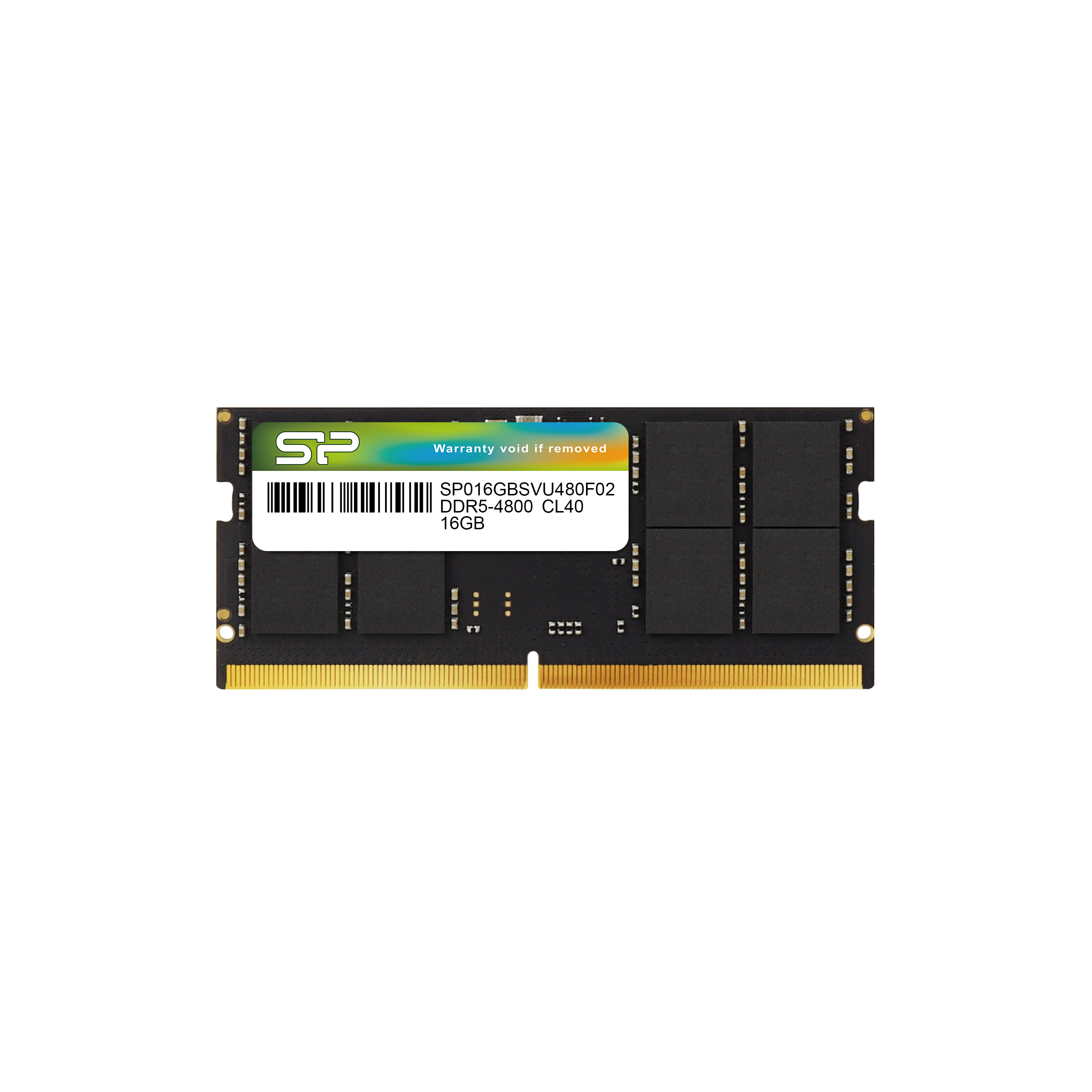 Silicon Power 16GB (1x16GB) SP016GBSVU480F02 4800Mhz CL40 DDR5 SODIMM Laptop RAM